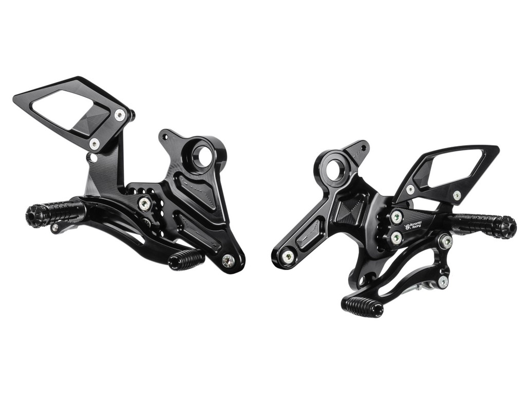 Bonamici Racing Aluminium Rearsets for the Kawasaki Z650/Ninja 650 2017-2019 Bonamici Racing Aluminium Rearsets for the Kawasaki Z650/Ninja 650 2017-2019